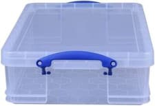 Image of Really Useful Clear Plastic Storage Box- 24.5L
