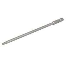 Image of 1/4" Hex Shank T20 Magnetic Torx Security Screwdriver Bit 150mm Long