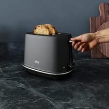 Image of AEG Gourmet 7 T7-1-6BP-U 2-Slice Toaster Graphite 7 Levels New Boxed