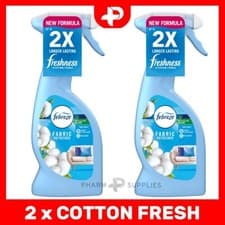 Image of Febreze Fabric Freshener Air Spray Cotton Fresh Sofa Home Pack of 2