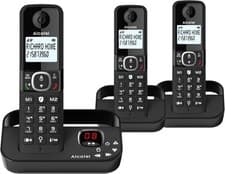 Image of Alcatel F860 Voice Trio Cordless Phone with Call Block Landline - Loudspeaker