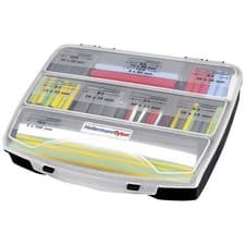 Image of HellermannTyton Heatshrink 3:1 177pcs Black/Blue/White/Green