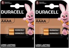 Image of Duracell AAAA Battery 4 Pack – Durable and Steady Power Supply