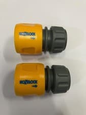 Image of HOZELOCK HOSEPIPE END CONNECTOR HOSE PIPE FITTING X 2
