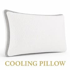 Image of Cooling Pillow 48x74cm Breathable Mesh Airflow Cool Cotton Cover Summer Nights