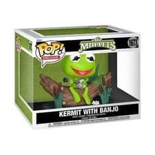 Image of THE MUPPETS SHOW KERMIT WITH BANJO 3.75" POP DELUXE VINYL FIGURE'S FUNKO 1673