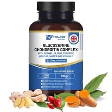 Image of Glucosamine and Chondroitin Complex – 200 Tablets | 8 Nutrition for Joint Care