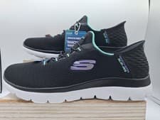 Image of Skechers Slip-Ins: Summits - Diamond Dream Ladies Trainers Uk 7 Brand New Cf13