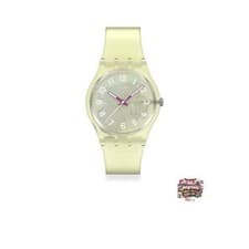 Image of Swatch GENT BIOSOURCED WAVELENGTHS OF SAND Wristwatch SO28J102 Unisex Yellow