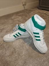 Image of Adidas Forum Mid Lite RS, White/Green/FREGRN G44978 UK 10/US 10.5 RARE COLOURWAY