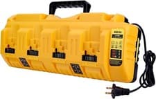 Image of For DeWALT DCB104 4-port Multi Voltage 18V/54V XR LI-ION battery charger 240V