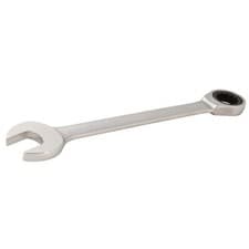 Image of Ratchet Spanner Combination Fixed Head Wrench Metric 8mm To 32mm Chrome UK