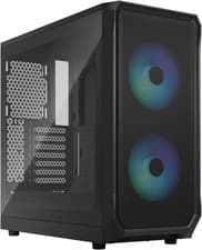 Image of Fractal Design Focus 2 RGB Mid Tower Case - Glass Black