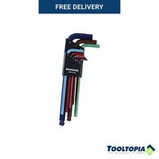 Image of Bondhus ColourGuard Ballend Hex Key Set 1.5mm-10mm BON69499