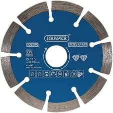 Image of Draper Segmented Diamond Blade 115mm Pack of 1