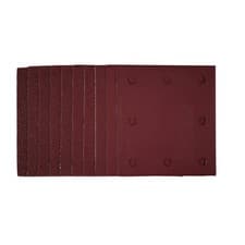Image of Draper 1/4 Sanding Sheets Hook and Loop 115 x 105mm Assorted Grit 10 Pack 54347