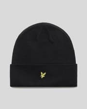 Image of Lyle & Scott Mid Grey Beanie Hat One Size Brand New with Tag Perfect Gift