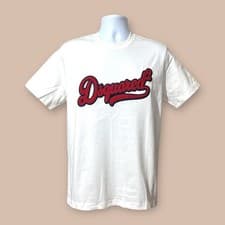 Image of Dsquared2 White Logo T-Shirt Crew Neck Short Sleeve Mens Sizes S-2XL 100% Cotton