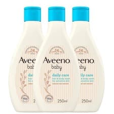 Image of Aveeno Baby Daily Care Hair and Body Wash 3 x 250 ml