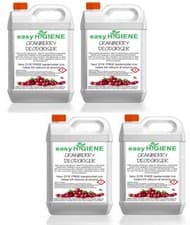 Image of 20 Litre AIR FRESHENER CRISP CRANBERRY DEODORISER 4x 5L FRAGRANCE Restaurant Car