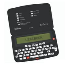 Image of LEXIBOOK COLLINS BRADFORD'S ELECTRONIC POCKET CROSSWORD SOLVER & GAMES - CR753EN