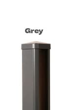 Image of uPVC Plastic Woodgrain Garden Fence Post, Caps & Utility Strips - 4 Colours