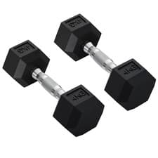 Image of HOMCOM Hexagonal Dumbbells Kit Weight Lifting Exercise for Home Fitness 2x4kg