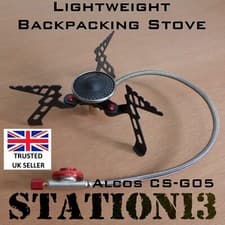 Image of Lightweight Backpacking Stove, Quality Camping Stove - ALCOS CS-G05 - Just 194g