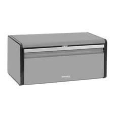 Image of Innoteck Essentials Grey Bread Bin with Magnetically Sealed Lid