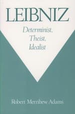 Image of Adams - Leibniz Determinist Theist Idealist - New paperback or soft - X555z