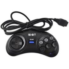 Image of 6 Button Gamepad Controller For SEGA MEGADRIVE & GENESIS New Retro Heaven