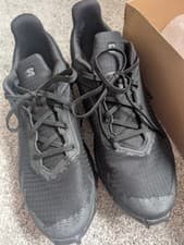 Image of Mens BNIB Salomon Alphacross 4 Black Trail Running Shoes UK 10.5