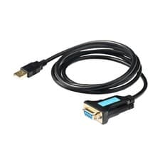 Image of USB to RS232 Adapter USB 2.0 Male to RS232 Female DB9 Serial Converter Cable