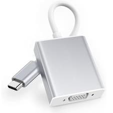 Image of USB-C Type C USB 3.1 Male to VGA 15 Pin female Adapter Cable Lead for Macbook-UK