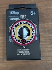 Image of Loungefly Cruella DeVil 101 Dalmations Disney Villain Compact Mirror Hinged Pin