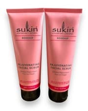 Image of Rejuvenating Facial Scrub, Rosehip, 4.23 fl oz (125 ml) Lot Of 2
