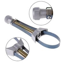 Image of Adjustable Strap Oil Filter Wrench Tool for Car Motorcycle 60-120mm UK