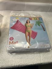 Image of Inflatable pink float mattress