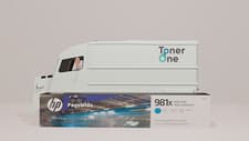 Image of Genuine HP 981X High Yield Cyan Ink Cartridge - L0R09A Reduced Warehouse