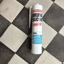 Image of EVO-STIK building Silicone Sealant - Flexible White 290ml, Waterproof
