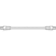 Image of AV:Link Coaxial Plug to Plug Leads - 1.0m
