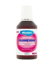 Image of Wisdom Chlorhexidine Antibacterial Mouthwash Original Flavour Alcohol Free-300ml
