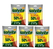 Image of 5 x Solvite All Purpose Wallpaper Paste Strong Adhesive Easy Mix