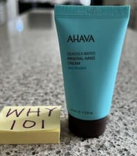 Image of AHAVA DeadSea Water Mineral Hand Cream SEA-KISSED 1.3oz/40mL Travel Size; SEALED