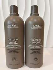 Image of Aveda Damage Remedy Restructuring Conditioner &Shampoo Large - 33.8 oz / 1 L