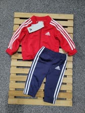 Image of (NWT) Adidas Red/Navy Tracksuit set - 0-3months
