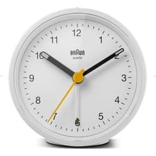 Image of Braun BC12W Classic Alarm Clock
