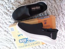 Image of Skechers Go Walk Flex Slip-ins ... UK 4 ... Black ... New in Box 🙂👍
