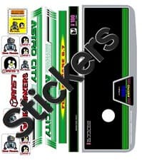 Image of Sega Mini New Astro City Arcade 🔥STICKERS HIGH QUALITY PRINT 🔥
