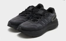 Image of Adidas Originals ZX RS Junior Trainers Black JR6871 Sizes UK 3-5.5